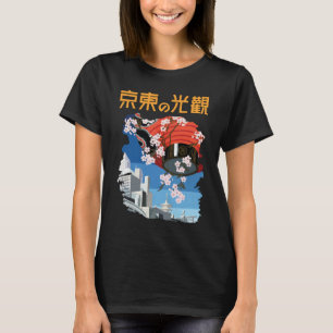 Tokyo Kersenbloesem Roze Reis T-Shirt