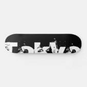 Tokyo - Koel stedenstijl in zwart en wit Persoonlijk Skateboard (Horizontaal)