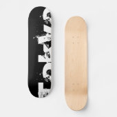Tokyo - Koel stedenstijl in zwart en wit Persoonlijk Skateboard (Voorkant)