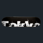 Tokyo - Koel stedenstijl in zwart en wit Persoonlijk Skateboard<br><div class="desc">Tokio</div>