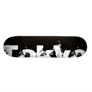 Tokyo - Koel stedenstijl in zwart en wit Persoonlijk Skateboard