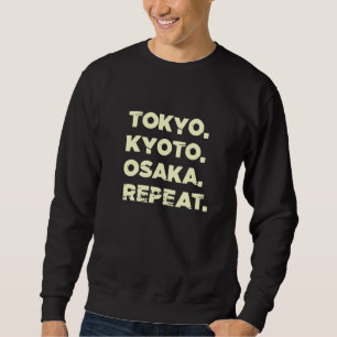 Tokyo Kyoto Osaka Herhaal Japans Souvenir Japan C Trui