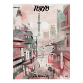 Tokyo: La Ciudad de Neón Perfect Poster (Voorkant)
