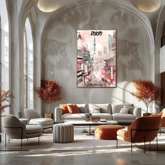 Tokyo: La Ciudad de Neón Perfect Poster