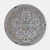 Tokyo Manhole Hoesje Magneet (Voorkant)