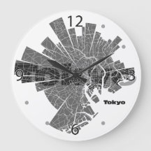 Tokyo Map Clock