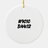 Tokyo Marathon 2025, Marathon Finisher Gift Keramisch Ornament (Achterkant)