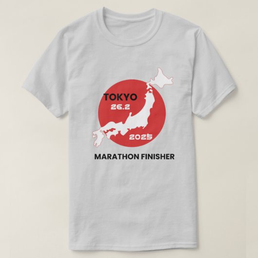 Tokyo Marathon Finisher 2025, Tokyo Runner Gift T-shirt (Design voorkant)