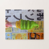 Tokyo Matcha Swirl Puzzle door Grubshots Legpuzzel (Horizontaal)