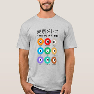 TOKYO METRO GUIDE 東 メ ロ T-SHIRT