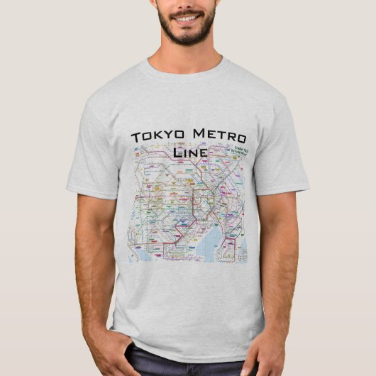 Tokyo Metro Line T-shirt (Voorkant)