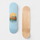 Tokyo Minimalist Skateboard — Stylish Japan Travel (Voorkant)