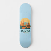Tokyo Minimalist Skateboard — Stylish Japan Travel (Voorkant)
