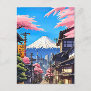 Tokyo Mt Fuji Briefkaart