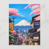 Tokyo Mt Fuji Briefkaart (Voorkant)