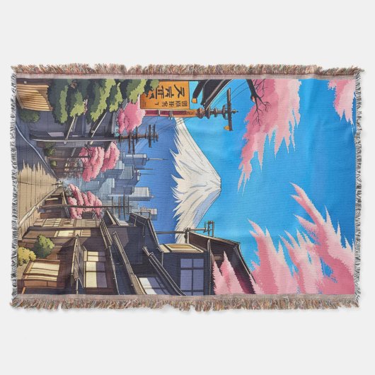 Tokyo Mt Fuji Deken (Voorkant)