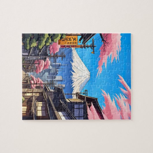 Tokyo Mt Fuji  Legpuzzel (Horizontaal)