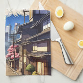 Tokyo Mt Fuji Theedoek (Quarter Fold)