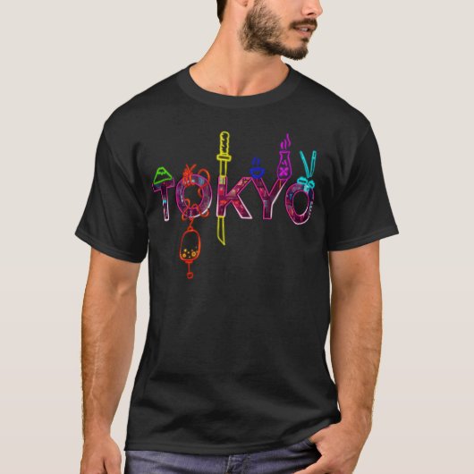 Tokyo Neon Logo T-shirt (Voorkant)