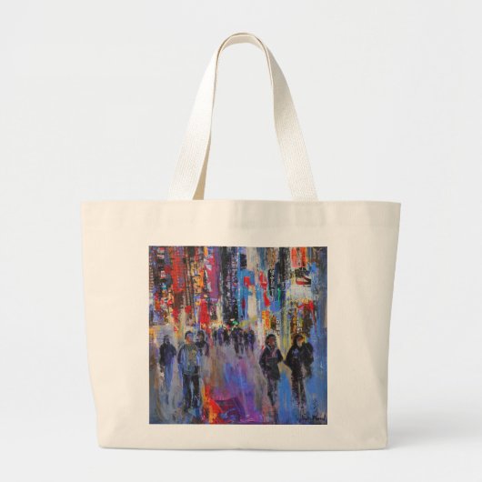 Tokyo Night Grote Tote Bag (Voorkant)
