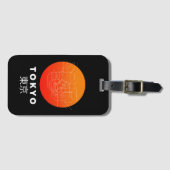 TOKYO ORANJE SUBWAY ART BAGAGELABEL (Voorkant (horizontaal))