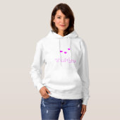 Tokyo Pink Love Hearts Hoodie (Voorkant volledig)