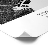 Tokyo poster minimalistische Scandinavische (Hoek)