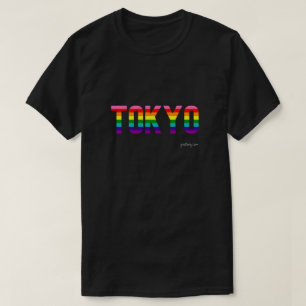 "Tokyo Pride T-shirt   Gay Rainbow Flag