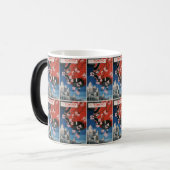 Tokyo Retro Lantern Charm Magische Mok (Voorkant links)