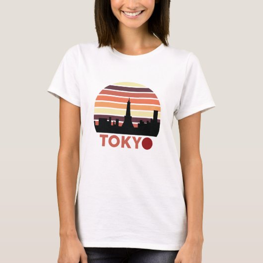Tokyo  Retro T-Shirt Gift - Tokyo T-shirt (Voorkant)