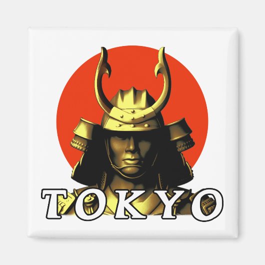 Tokyo Samurai Japan Magneet (Voorkant)