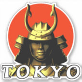 Tokyo Samurai Japan Sticker (Voorkant)