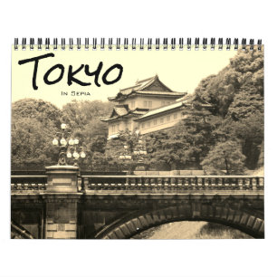 tokyo sepia 2025 kalender