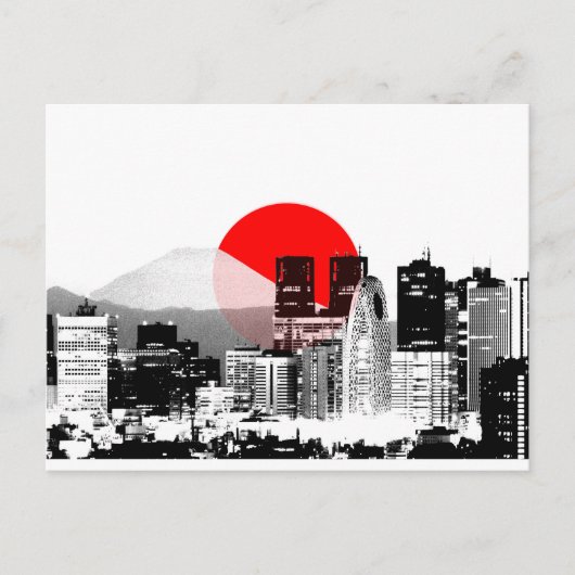 Tokyo Shinjuku Briefkaart (Voorkant)