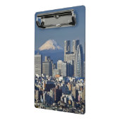 Tokyo, Shinjuku District Skyline, berg Fuji Mini Klembord (Angled2)