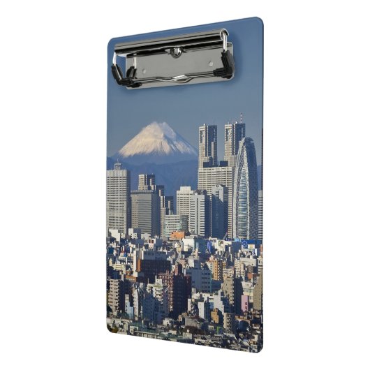 Tokyo, Shinjuku District Skyline, berg Fuji Mini Klembord (Angled2)