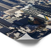 Tokyo, Shinjuku District Skyline, Mount Fuji Poster (Hoek)