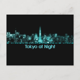 Tokyo Skyline Briefkaart