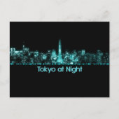 Tokyo Skyline Briefkaart (Voorkant)