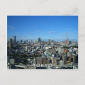 Tokyo skyline briefkaart (Voorkant)