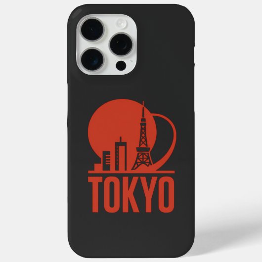Tokyo Skyline Circle Design Case-Mate iPhone Case (Achterkant)