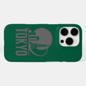 Tokyo Skyline Circle Design Case-Mate iPhone Case (Achterkant (horizontaal))