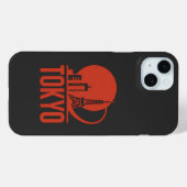 Tokyo Skyline Circle Design Case-Mate iPhone Case (Achterkant (horizontaal))