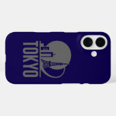 Tokyo Skyline Circle Design Case-Mate iPhone Case (Achterkant (horizontaal))