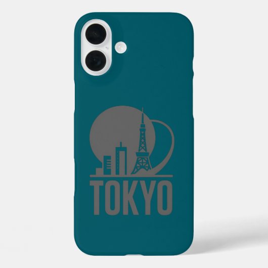 Tokyo Skyline Circle Design Case-Mate iPhone Case (Achterkant)