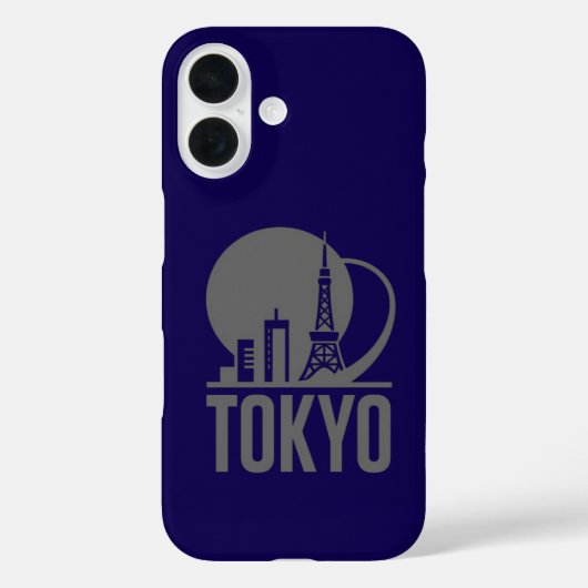 Tokyo Skyline Circle Design Case-Mate iPhone Case (Achterkant)