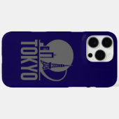 Tokyo Skyline Circle Design Case-Mate iPhone Case (Achterkant (horizontaal))