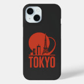 Tokyo Skyline Circle Design Case-Mate iPhone Case (Achterkant)
