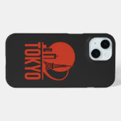 Tokyo Skyline Circle Design Case-Mate iPhone Case (Achterkant (horizontaal))