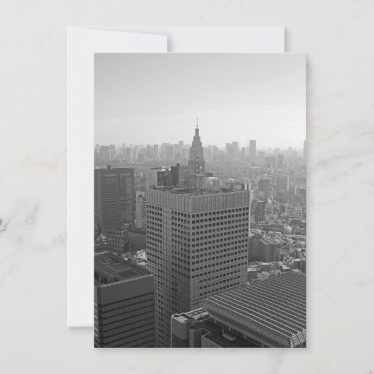 Tokyo skyline kaart (Voorkant)
